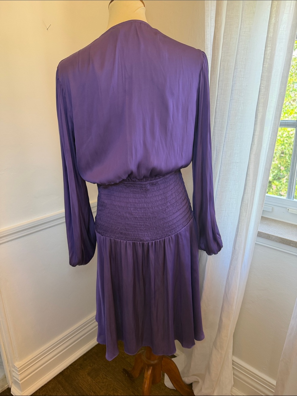 Maje violet Satin Dress - Picture 4 of 5